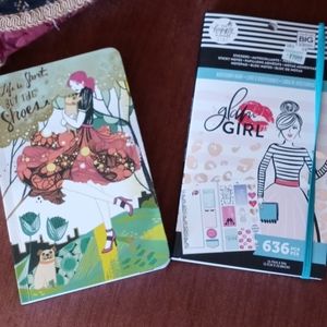NWT Bundle of two Notepads and Stickers